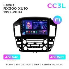 Radio samochodowe Teyes CC3L 4+64 Gb Lexus RX300 XU10 1997-2003 (F1) 9"