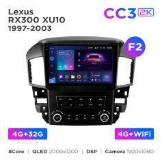 Radio samochodowe Teyes CC3 2k 4+32 Gb Lexus RX300 XU10 1997-2003 (F2) 9"