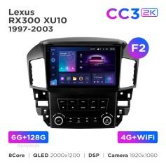 Radio samochodowe Teyes CC3 2k 6+128 Gb Lexus RX300 XU10 1997-2003 (F2) 9