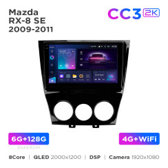 Radio samochodowe Teyes CC3 2k 6+128 Gb Mazda RX-8 SE 2009-2011 9