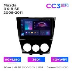 Radio samochodowe Teyes CC3 2k 6+128 Gb 360° Mazda RX-8 SE 2009-2011 9