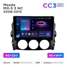 Radio samochodowe Teyes CC3 2k 4+32 Gb Mazda MX-5 3 NC 2008-2015 9"