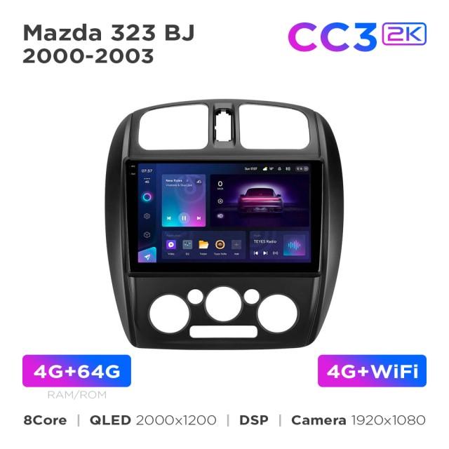 Radio samochodowe Teyes CC3 2k 4+64 Gb Mazda 323 BJ 2000-2003 9"