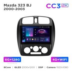 Radio samochodowe Teyes CC3 2k 6+128 Gb Mazda 323 BJ 2000-2003 9"