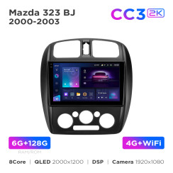 Radio samochodowe Teyes CC3 2k 6+128 Gb Mazda 323 BJ 2000-2003 9"