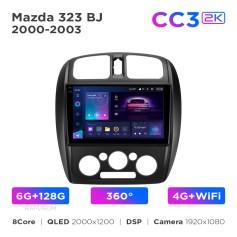 Radio samochodowe Teyes CC3 2k 6+128 Gb 360° Mazda 323 BJ 2000-2003 9
