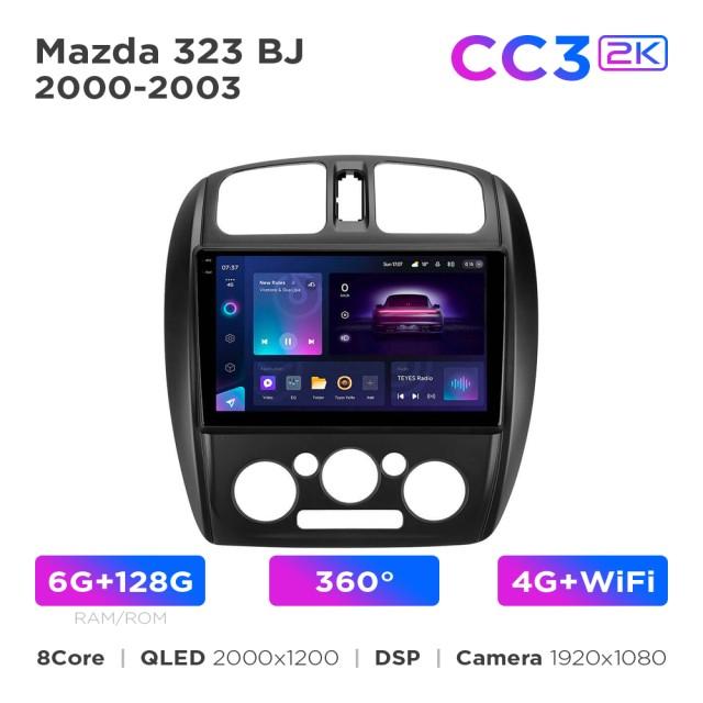 Radio samochodowe Teyes CC3 2k 6+128 Gb 360° Mazda 323 BJ 2000-2003 9