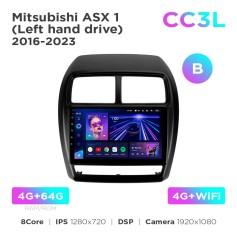 Radio samochodowe Teyes CC3L 4+64 Gb Mitsubishi ASX 1 2016-2023 (B) 9"