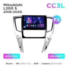 Radio samochodowe do Mitsubishi L200 5 2018-2020 (F2) Teyes CC3L 4+32 Gb 9"