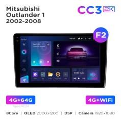 Radio samochodowe Teyes CC3 2k 4+64 Gb Mitsubishi Outlander 1 2002-2008 (F2) 9