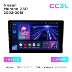 Radio samochodowe do Nissan Murano Z50 2002-2008 Teyes CC3L 4+32 Gb 9"