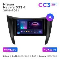 Radio samochodowe Teyes CC3 2k 6+128 Gb Nissan Navara D23 4 2014-2021 (A) 9"