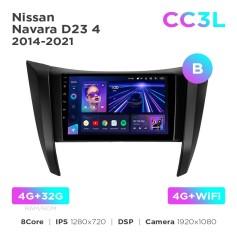Radio samochodowe do Nissan Navara D23 4 2014-2021 (B) Teyes CC3L 4+32 Gb 9"