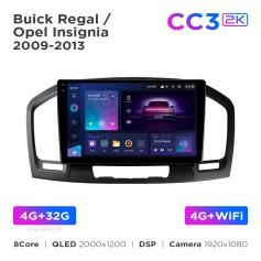 Radio samochodowe Teyes CC3 2k 4+32 Gb Buick Regal / Opel Insignia 2009-2013 9"