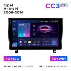 Radio samochodowe Teyes CC3 2k 4+32 Gb Opel Astra H 2006-2014 (F1) 9"