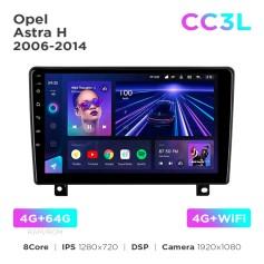 Radio samochodowe Teyes CC3L 4+64 Gb Opel Astra H 2006-2014 (F1) 9"