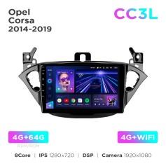 Radio samochodowe Teyes CC3L 4+64 Gb Opel Corsa 2014-2019 9"