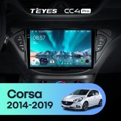 Radio samochodowe Teyes CC4 Pro 2k 12+256 Gb Opel Corsa 2014-2019 9"