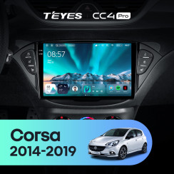 Radio samochodowe Teyes CC4 Pro 2k 8+128 Gb Opel Corsa 2014-2019 9"