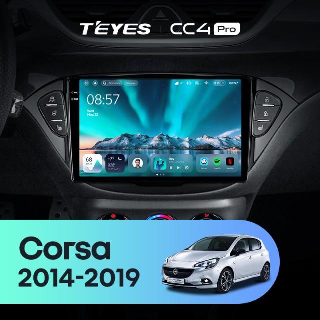 Radio samochodowe Teyes CC4 Pro 2k 12+256 Gb Opel Corsa 2014-2019 9"