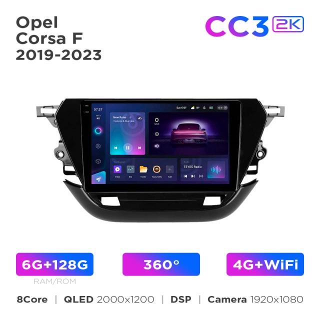 Radio samochodowe Teyes CC3 2k 6+128 Gb 360° Opel Corsa F 2019-2023 9