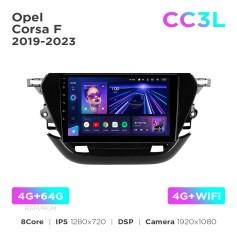 Radio samochodowe Teyes CC3L 4+64 Gb Opel Corsa F 2019-2023 9"