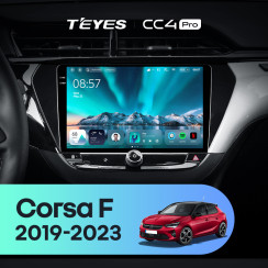 Radio samochodowe Teyes CC4 Pro 2k 8+128 Gb Opel Corsa F 2019-2023 9"