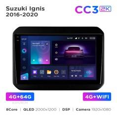 Radio samochodowe Teyes CC3 2k 4+64 Gb Suzuki Ignis 2016-2020 9"