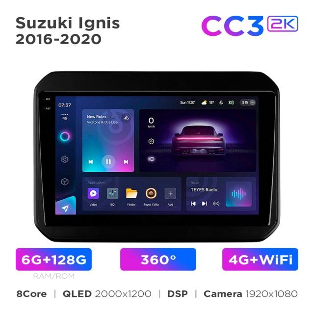 Radio samochodowe Teyes CC3 2k 6+128 Gb 360° Suzuki Ignis 2016-2020 9