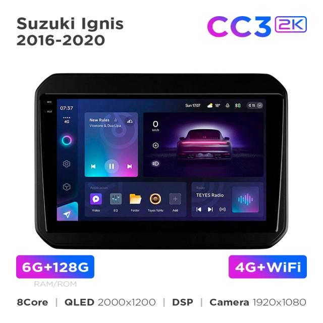 Radio samochodowe Teyes CC3 2k 6+128 Gb Suzuki Ignis 2016-2020 9"