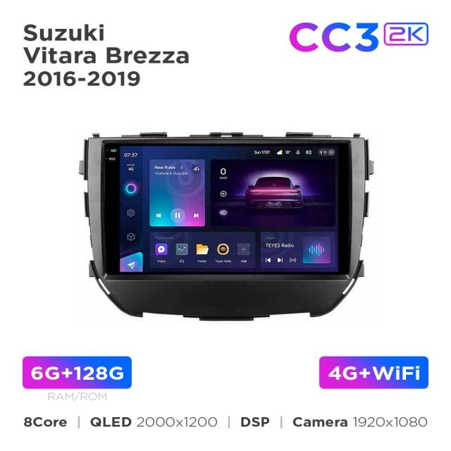 Radio samochodowe do Suzuki Vitara Brezza 2016-2019 Teyes CC3L 4+32 Gb 9"