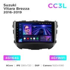 Radio samochodowe Teyes CC3L 4+64 Gb Suzuki Vitara Brezza 2016-2019 9"