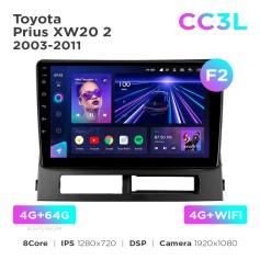 Radio samochodowe Teyes CC3L 4+64 Gb Toyota Prius XW20 2 2003-2011 (F2) 9"