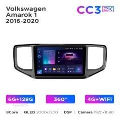 Radio samochodowe Teyes CC3 2k 6+128 Gb 360° Volkswagen Amarok 1 2016-2020 9