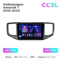 Radio samochodowe Teyes CC3L 4+64 Gb Volkswagen Amarok 1 2016-2020 9"