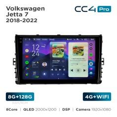 Radio samochodowe Teyes CC4 Pro 2k 8+128 Gb Volkswagen Jetta 7 2018-2022 9"