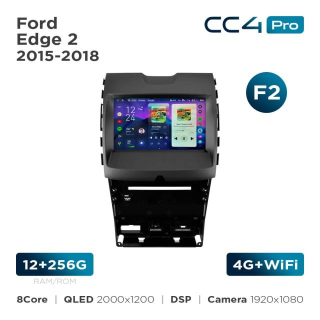 Radio samochodowe Teyes CC4 Pro 2k 12+256 Gb Ford Edge 2 2015-2018 (F2) 9"