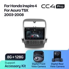 Radio samochodowe Teyes CC4 Pro 2k 8+128 Gb Honda Inspire 4 2003-2007 / Acura TSX 2003-2008 9"