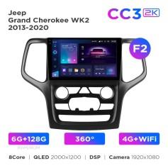 Radio samochodowe Teyes CC3 2k 6+128 Gb 360° Jeep Grand Cherokee WK2 2013-2020 (F2) 9