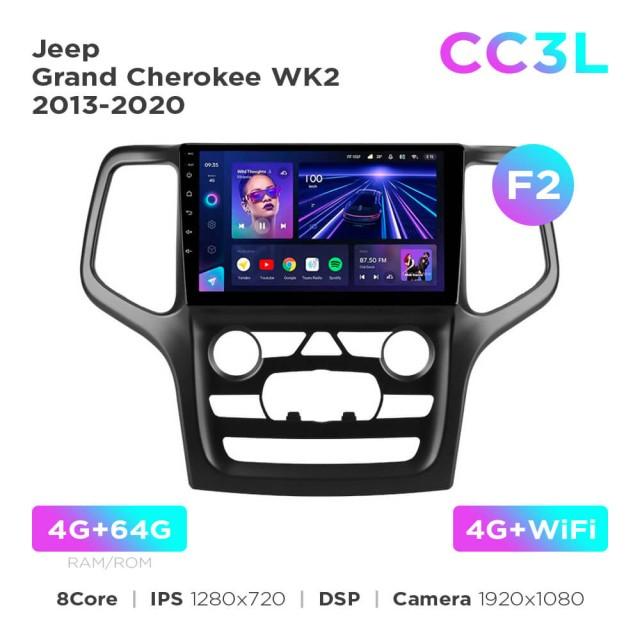 Radio samochodowe Teyes CC3L 4+64 Gb Jeep Grand Cherokee WK2 2013-2020 (F2) 9"