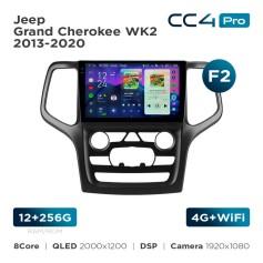 Radio samochodowe Teyes CC4 Pro 2k 12+256 Gb Jeep Grand Cherokee WK2 2013-2020 (F2) 9"