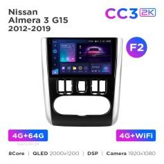 Radio samochodowe Teyes CC3 2k 4+64 Gb Nissan Almera 3 G15 2012-2019 (F2) 9