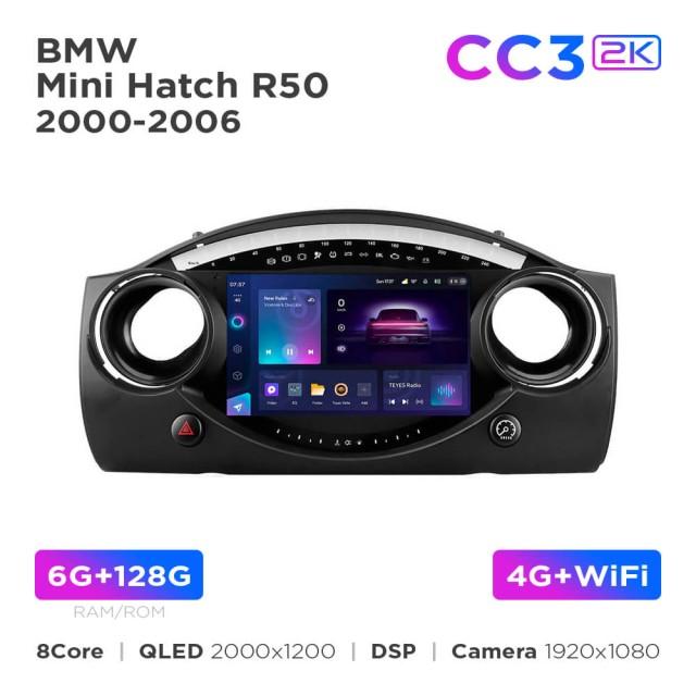Radio samochodowe Teyes CC3 2k 6+128 Gb BMW Mini Hatch R50 2000-2006 9