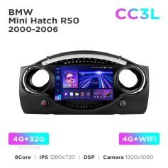 Radio samochodowe do BMW Mini Hatch R50 2000-2006 Teyes CC3L 4+32 Gb 9"