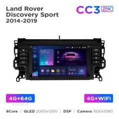 Radio samochodowe Teyes CC3 2k 4+64 Gb Land Rover Discovery Sport 2014-2019 9"