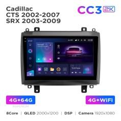 Radio samochodowe Teyes CC3 2k 4+64 Gb Cadillac CTS 2002-2007 / SRX 2003-2009 10