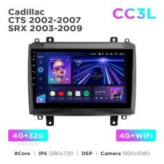 Radio samochodowe do Cadillac CTS 2002-2007 / SRX 2003-2009 Teyes CC3L 4+32 Gb 10"