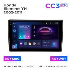 Radio samochodowe Teyes CC3 2k 6+128 Gb Honda Element YH 2002-2011 10"