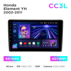 Radio samochodowe Teyes CC3L 4+64 Gb Honda Element YH 2002-2011 10"