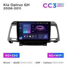 Radio samochodowe Teyes CC3 2k 4+32 Gb Kia Opirus GH 2006-2011 9"